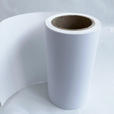 Modelo branco Self Adhesive Paper do forro WG1133 do papel glassine da colagem semi lustrosa do acrílico 80g