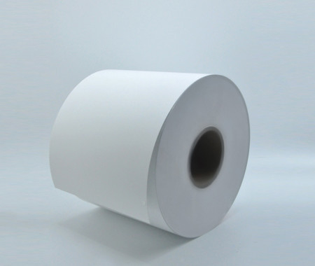 Material branco da etiqueta de esparadrapo do forro WG4133 do papel glassine da colagem do acrílico do resíduo metálico 75um dos PP