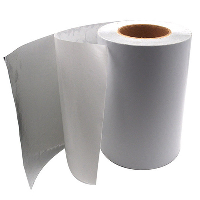 Forro branco branco do papel glassine do ANIMAL DE ESTIMAÇÃO 100G de Adhesive Labelstock 25um do modelo TG3035