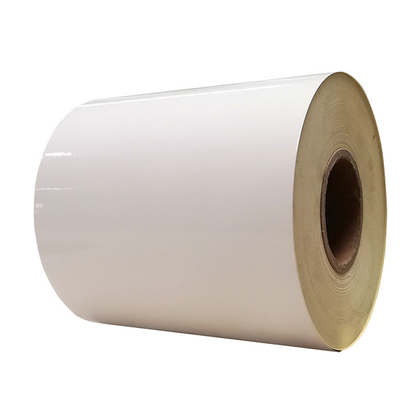 Rolo de papel moldado HM0133 da etiqueta revestida com o forro branco do papel glassine