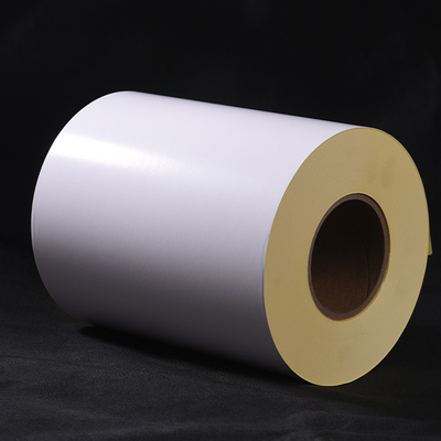 Etiqueta adesiva adesiva forte super SS4134 material da colagem do resíduo metálico 75um dos PP