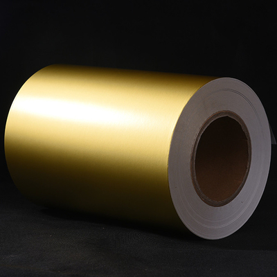 Colagem da água do papel da folha de alumínio do ouro do resíduo metálico WG6333 com o forro branco do papel glassine