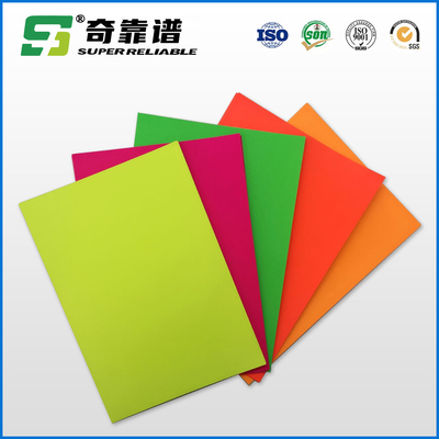Material de papel fluorescente da etiqueta adesiva de WGA