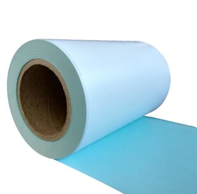 O modelo Thermal Paper Adhesive de HM2033L etiqueta Eco material colagem térmica de Hotmelt forro azul do papel glassine