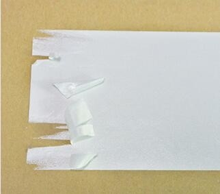 Material de etiqueta destrutivo Papel adesivo frágil