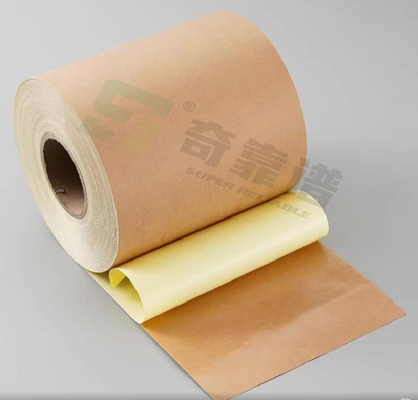 Papel Kraft castanho-claro Papel adesivo em folha para impressão offset