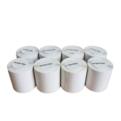 Autocolante térmico em branco 100 mm * 50 mm rolo de autocolante térmico Top papel térmico