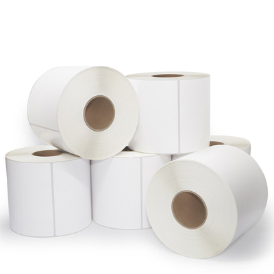 Autocolante térmico em branco 100 mm * 50 mm rolo de autocolante térmico Top papel térmico