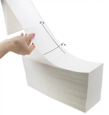 Etiquetas Adesivas Fanfold Adesivos Fanfold Adesivos 4 * 6 polegadas Adesivos Fanfold Etiquetas de Envio Adesivos