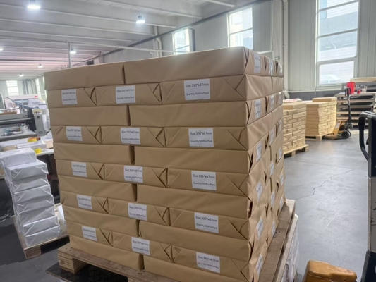 HM0133 Folha de papel adesivo de adesivos de papel revestido de adesivos fundidos de alta brilho