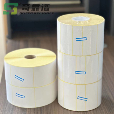 Etiqueta térmica em branco de papel térmico adesivo livre de BPA para o mercado europeu
