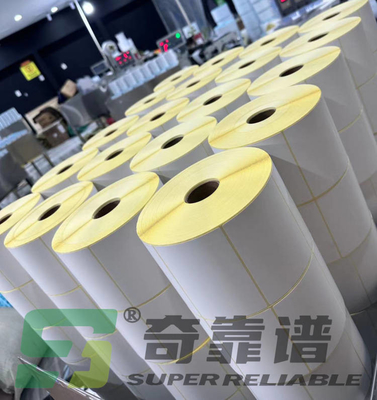 Etiqueta térmica em branco de papel térmico adesivo livre de BPA para o mercado europeu