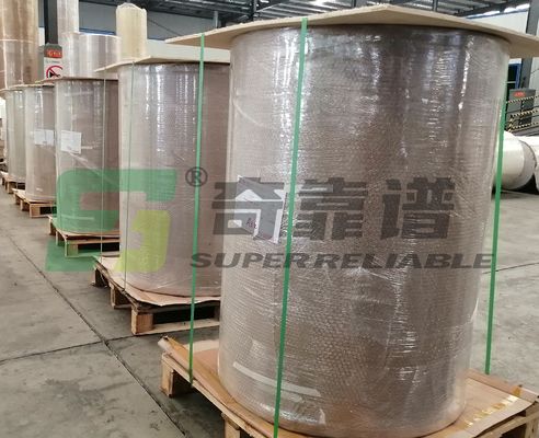 papel semi-brilho adesivo de transferência térmica papel de transferência térmica etiqueta adesiva rolo jumbo HM1133