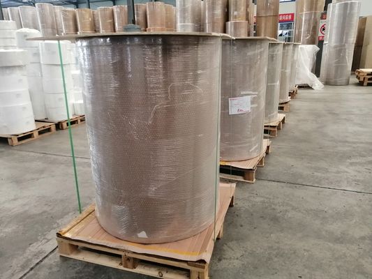 papel semi-brilho adesivo de transferência térmica papel de transferência térmica etiqueta adesiva rolo jumbo HM1133