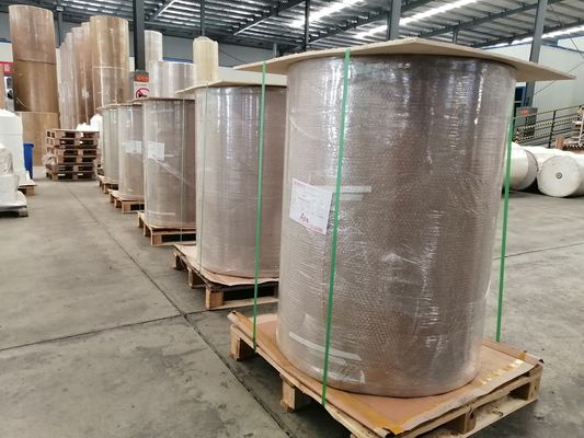 papel semi-brilho adesivo de transferência térmica papel de transferência térmica etiqueta adesiva rolo jumbo HM1133