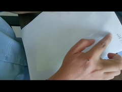 WG4533 forro acrílico do papel glassine do branco da colagem do espaço livre BOPP 50um