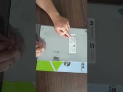 Forro branco do papel glassine da colagem do acrílico de Mentalized Bright Silver BOPP do modelo WG4633