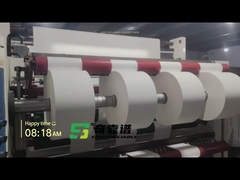 Vellum Paper Adhesive Matte Thermal Transfer Matte Coated Paper Adhesive Labelstock em rolo